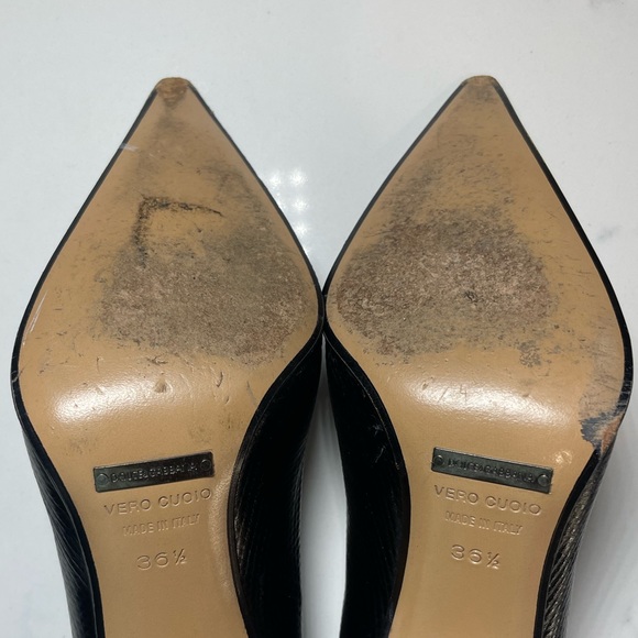 HP 🎉 Dolce & Gabbana Leather Heels - Picture 8 of 8